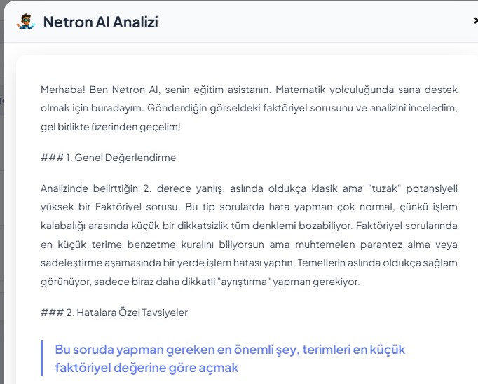 Netron AI analizi